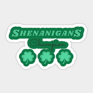 sheanigans squad - st patrick day Sticker